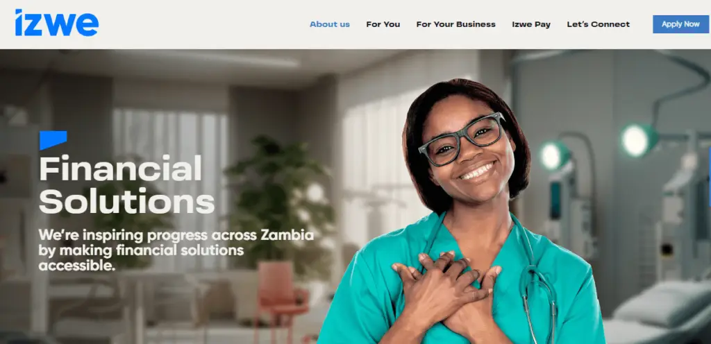 Izwe logo showcasing personalized financial and loan services in Zambia, featured on loansinzambia.com.